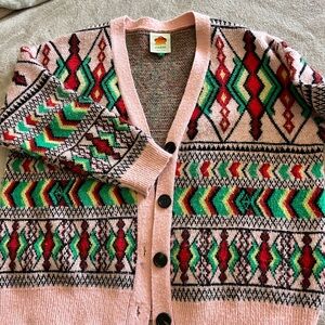 Farm Rio Women's Multicolor Patterned Sweater